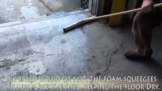 Foam Floor Squeegee demo video [upl. by Muhammad433]