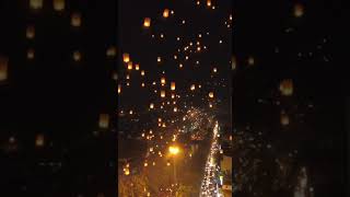 Amazing sky lanterns festival [upl. by Eatnuahs]