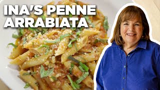 Ina Gartens Penne Arrabiata  Barefoot Contessa  Food Network [upl. by Rollins916]