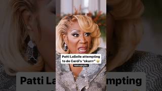 Patti LaBelle attempts doing Cardis quotokurrrquot 😂 [upl. by Shien]