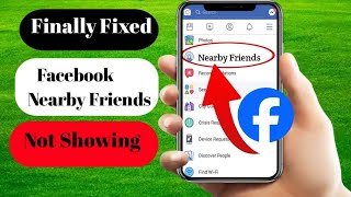 How to Fix Nearby friends not showing OnFacebook new update 2023 [upl. by Wilterdink]