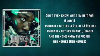 Tic Tac Toe Lyrics  Meek Mill feat Kodak Black [upl. by Ardehs845]