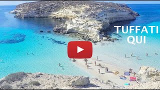 Lampedusa Island in Sicily  Best Beaches in Italy [upl. by Gavini]