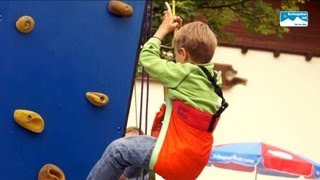 Kinder klettern in Bayern Klettersteigtage am Königssee [upl. by Naitsihc]