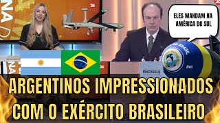 Jornal Argentino Fala Sobre O Exército Brasileiro [upl. by Pitchford]