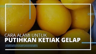 Cara Alami Putihkan Ketiak Gelap dengan Bahan Sederhana yang Ada di Rumah [upl. by Aphrodite]