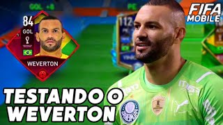 TESTANDO O WEVERTON NO FIFA MOBILE [upl. by Clapp]