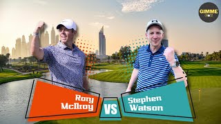 Can I Beat Rory McIlroy Dubai Desert Classic Virtual Match Play Part 2 Back 9 [upl. by Acirretal456]