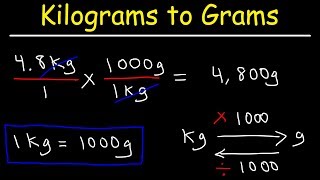 How To Convert Kilograms to Grams and Grams to Kilograms [upl. by Laro326]