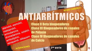 que es un ANTIARRÍTMICOS Clase II III IV [upl. by Einre466]