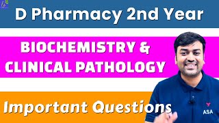 Biochemistry amp Clinical Pathology D Pharma 2nd Year Important Question  Biochemistry Imp Question [upl. by Odyssey]