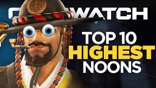 Top 10 quotHIGHEST NOONSquot McCree Overwatch Moments [upl. by Nhguav]