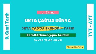 Orta Çağda Ekonomi Tarım 9 Sınıf Tarih TYT AYT [upl. by Aehtla597]