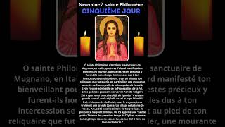 Neuvaine à sainte Philomène Cinquième jour [upl. by Tsan548]