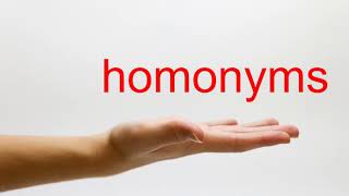 How to Pronounce homonyms  American English [upl. by Ained]