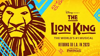 THE LION KING • Hollywood Pantages Theatre [upl. by Aidnyc]