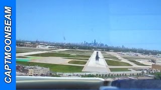 Cessna Citation II Landing Chicago Midway Cockpit View [upl. by Yttisahc885]