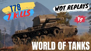 T78 Annihilation 8 Kills in a Single Match 🔥🏆  World of Tanks  Wot Replays [upl. by Queridas]