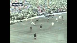 1957 Real Madrid vs Barcelona 30 Raymond Kopa Héctor Rial Di Stefano Partido Ida Liga [upl. by Nnaitsirhc689]