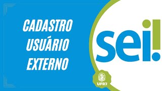 COMO REALIZAR O CADASTRO COMO USUÁRIO EXTERNO NO SEIUFRJ [upl. by Estele]