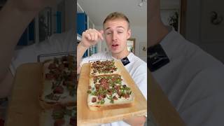 Flammkuchen Toast Rezept😍 kochen flammkuchen [upl. by Ynnos]