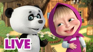 🔴 LIVE STREAM 🎬 Masha and the Bear 👯‍♂️ Partners in Pranks 🎉🤪 [upl. by Nowtna960]