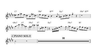 Entomology  Baptiste Herbin Solo Transcription Eb Transcribed by Arkady Dudka [upl. by Akedijn]