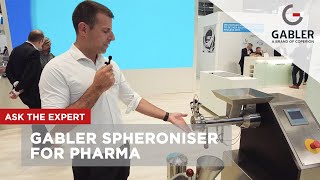 Ask the Expert  Lab Extruder with Spheronizer for Pharma Applications [upl. by Nlycaj658]