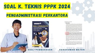 SOAL amp PEMBAHASAN PENGADMINISTRASI PERKANTORAN 2024  RANGKUMAN MATERI YANGG PERLU KAMU PELAJARI [upl. by Tori]