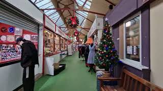 Walk In Pontypridd Indoor Market  The Market Quarter  Walking Tour 4K Video  South Wales UK 🇬🇧 [upl. by Roz]