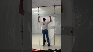 ZIPWALL® Dust Barrier Systems  Heavy Duty Magnetic Door for Commercial Jobs [upl. by Heppman526]