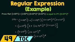 An Example Proof using Identities of Regular Expressions [upl. by Voltmer250]