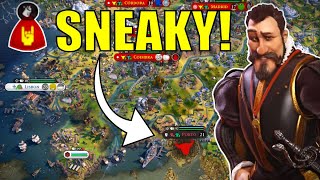 Civ 6  I Cut Your Enemy In HALF Without A Single Grievance – 6 Deity Spain Civilization VI [upl. by Luy]