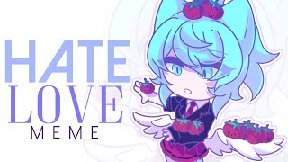 Hate Love  MEME  Gacha Club [upl. by Notlit775]