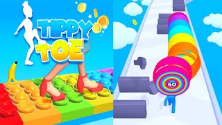 Tippie Toe VS Layer Man 🏀💸⚽MAX LEVELS All Levels Gameplay Walkthrough Android iOS NEW UPDATE 01 [upl. by Kaz]