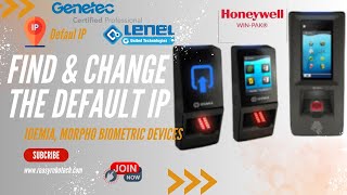 Discover amp Modify Default IP Address on Ideima Biometric Device 🔒  idemia morpho biometric [upl. by Sleinad10]