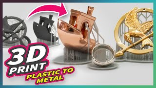 Electroplating 3D Prints  New Graphite Tutorial [upl. by Yeldar]