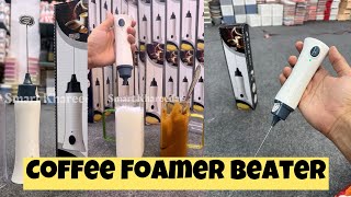 Rechargeable Hand Mixer Egg Beater And Coffee Mixer  Frother amp Foamer  Smart Khareedar [upl. by Spenser]