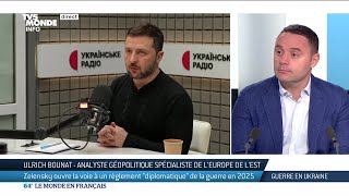 Zelensky ouvre la voie à un règlement quotdiplomatiquequot de la guerre en 2025 [upl. by Enayr]