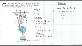 6–64 Structural Analysis Chapter 6 Hibbeler Statics Benam Academy [upl. by Attela]