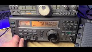 Ultimate test Kenwood R5000 VS Icom Ic R8500 VS Tecsun H501X on Radio Romania 7375 kHz Shortwave [upl. by Poland124]