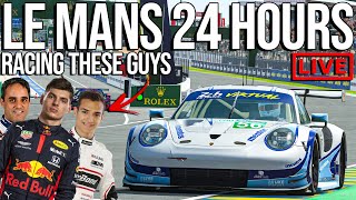 Taking Part In The Worlds Biggest Sim Race  Le Mans Virtual 24 Hours Part 1 [upl. by Annaerb11]