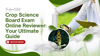 CROP SCIENCE ONLINE REVIEWER FOR LICENSURE EXAMINATION FOR AGRICULTURIST [upl. by Kevyn]