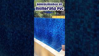 Membrana PVC para Piscinas Colombia Impermeabilización con Membrana PVC piscinasmodernas pool [upl. by Gold]