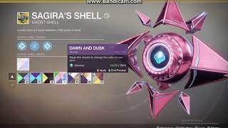 Getting the Sagira ghost shell  Destiny 2 [upl. by Ecnav246]