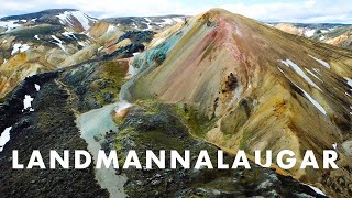 LANDMANNALAUGAR A BREATHTAKING Drive and hiking COLOURFUL Mountains [upl. by Sybyl]