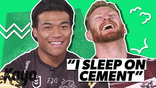 What Footy Players would never share at home  NRL  Kayo Sports [upl. by Devaney]