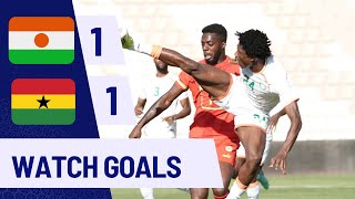 GHANA VS NIGER11AFCON QUALIFIERSGOALS amp HIGHLIGHTS [upl. by Esirahc34]