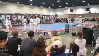 Kukkiwon Demonstration Team at the 2023 USA Taekwondo National Tournament [upl. by Barris891]