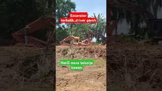 excavator excident😥😥😥 [upl. by Goldshlag]